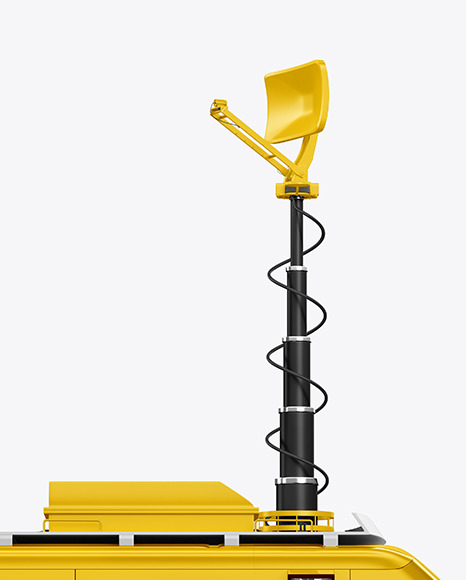 TV Van Mockup   Side View PSD #7