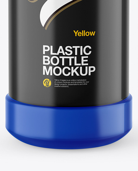 Glossy Plastic Bottle Mockup PSD #1