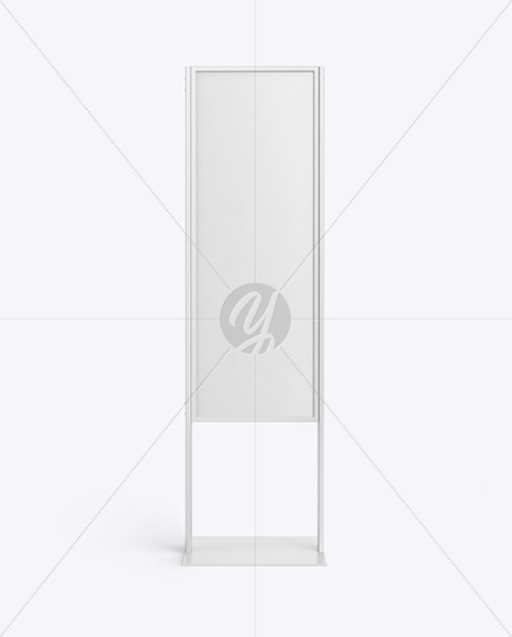 Plastic Stand Mockup PSD #3