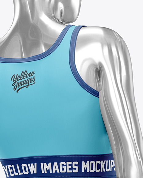 Download Women S Fitness Kit Mockup In Apparel Mockups On Yellow Images Object Mockups