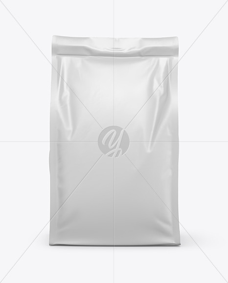 Download Glossy Food Bag Mockup Front View In Bag Sack Mockups On Yellow Images Object Mockups PSD Mockup Templates