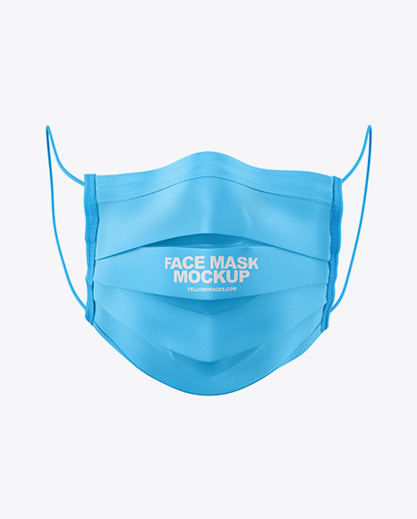 Download Medical Face Mask Mockup In Apparel Mockups On Yellow Images Object Mockups PSD Mockup Templates