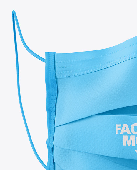 Download Free Medical Face Mask Mockup In Apparel Mockups On Yellow Images PSD Mockups