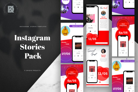 Podcast &amp; Music Instagram Stories