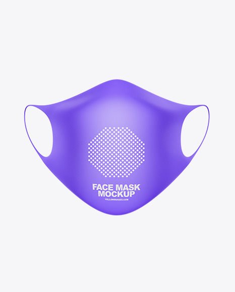 Download Face Mask Mockup In Apparel Mockups On Yellow Images Object Mockups PSD Mockup Templates