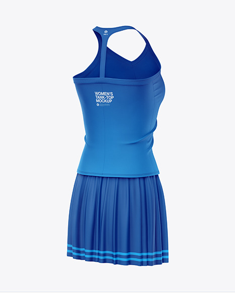 Women S Tennis Clothing Set Mockup In Apparel Mockups On Yellow Images Object Mockups