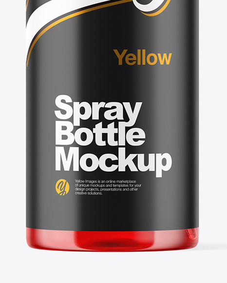 Spray Bottle Mockup PSD #1