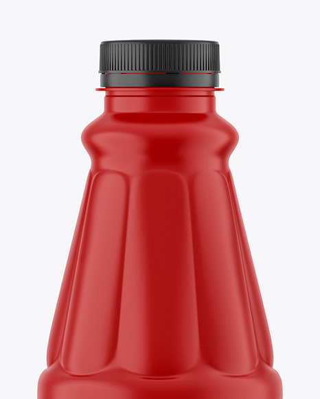 Matte Sauce Bottle Mockup In Bottle Mockups On Yellow Images Object Mockups