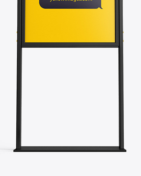 Plastic Stand Mockup PSD #1