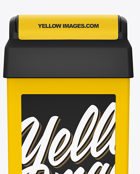 Download Wax Cartridge Mockup In Packaging Mockups On Yellow Images Object Mockups PSD Mockup Templates