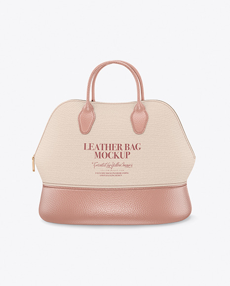 Download Leather Bag Mockup In Apparel Mockups On Yellow Images Object Mockups PSD Mockup Templates