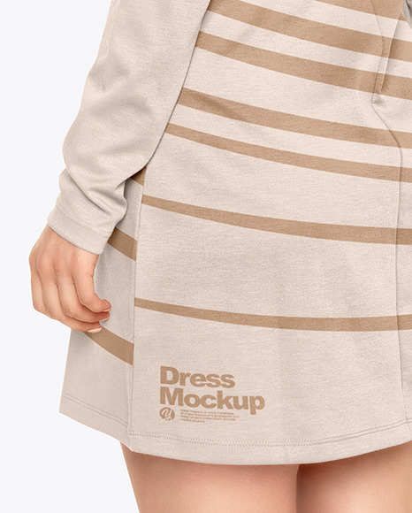 Download Woman In A Dress Mockup In Apparel Mockups On Yellow Images Object Mockups