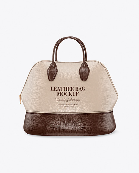 Download Leather Bag Mockup In Apparel Mockups On Yellow Images Object Mockups PSD Mockup Templates