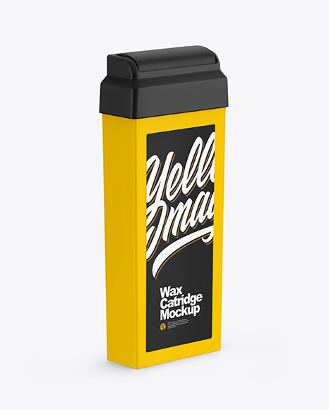 Download Wax Cartridge Mockup in Packaging Mockups on Yellow Images ...