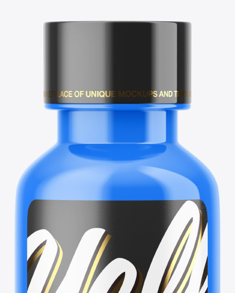 Glossy Cosmetic Bottle Mockup PSD #1