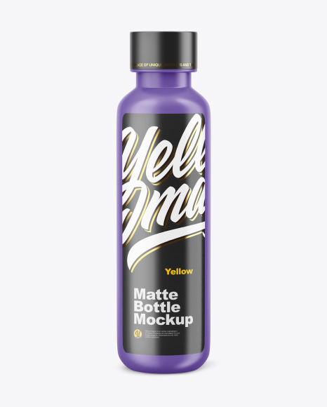 Matte Cosmetic Bottle Mockup PSD #3