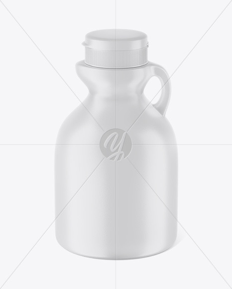 Download Glossy Plastic Maple Syrup Bottle Mockup Front View High Angle Shot In Bottle Mockups On Yellow Images Object Mockups Yellowimages Mockups