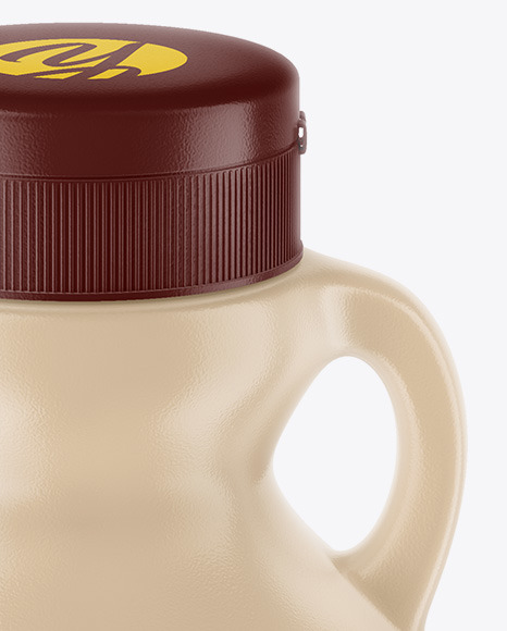 Download Matte Plastic Maple Syrup Bottle Mockup Front View High Angle Shot In Bottle Mockups On Yellow Images Object Mockups PSD Mockup Templates