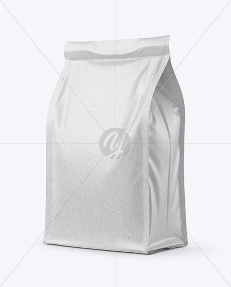 Download Glossy Metallic Food Bag Mockup Front View In Bag Sack Mockups On Yellow Images Object Mockups Yellowimages Mockups