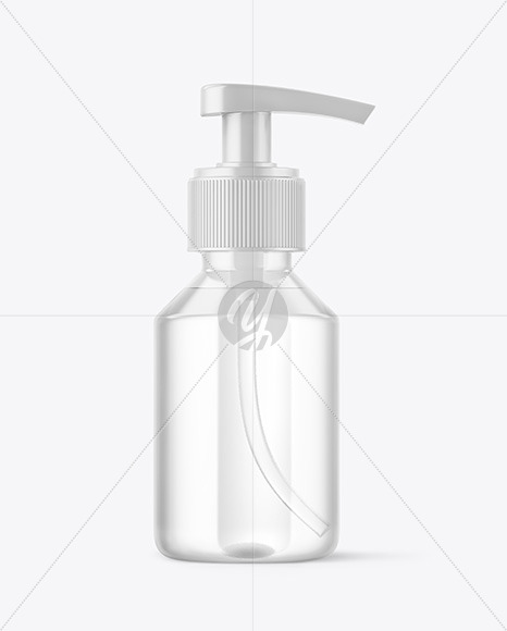 Download Amber Plastic Bottle With Pump Mockup In Bottle Mockups On Yellow Images Object Mockups Yellowimages Mockups