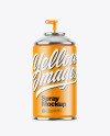 Matte Spray Bottle Mockup