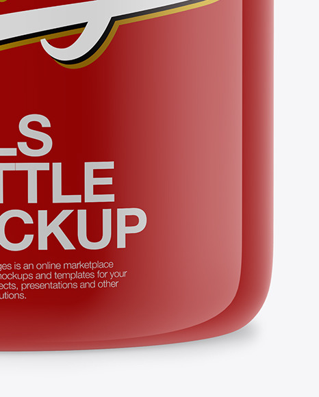 Glossy Pills Bottle Mockup PSD #1