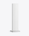 Metallic Stand w/ Plastic Front Mockup