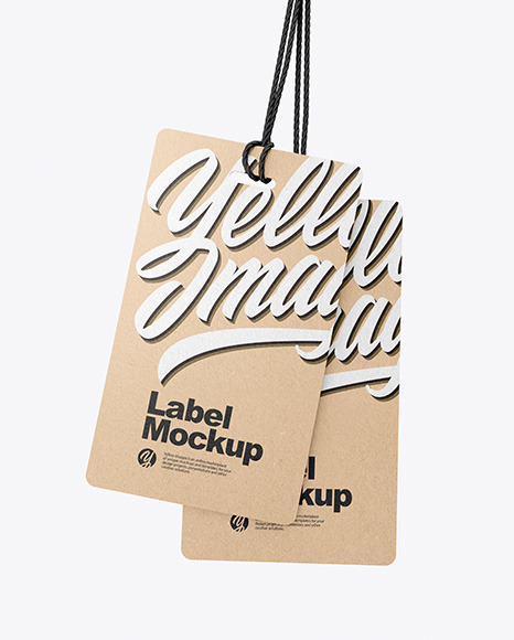 Download Apparel Tag Mockup Yellowimages