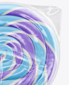 Swirl Lollipop with Bow and Label Mockup