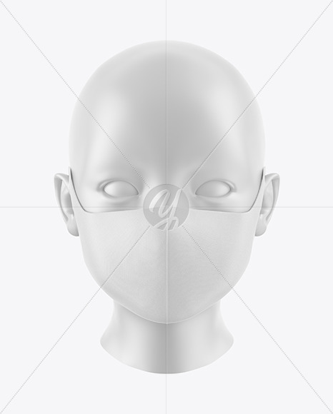 Download Face Mask Mockup In Apparel Mockups On Yellow Images Object Mockups