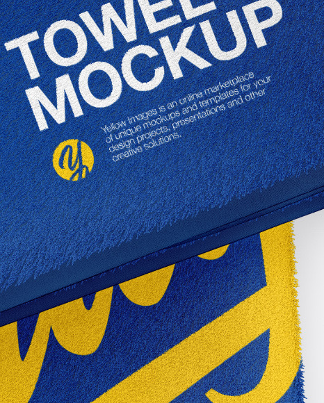 Folded Towel Mockup PSD #5