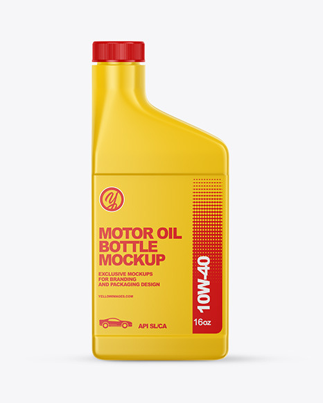 Motor Oil Bottle Mockup