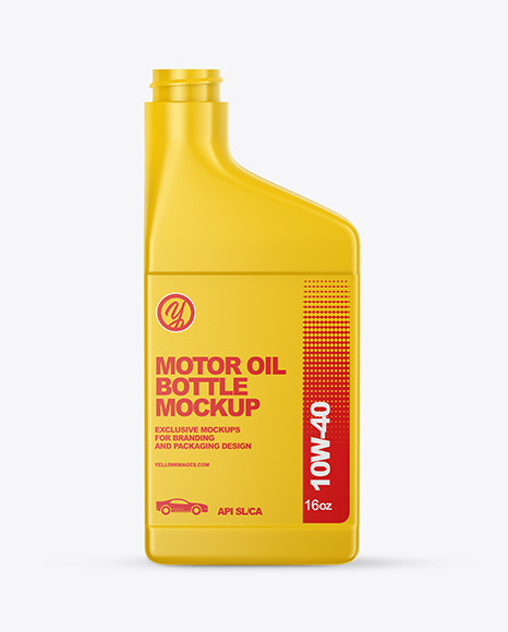 Motor Oil Bottle Mockup PSD #2