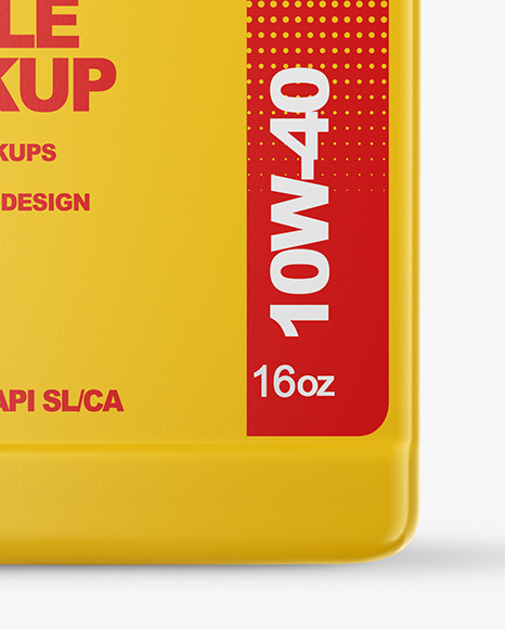 Motor Oil Bottle Mockup PSD #6