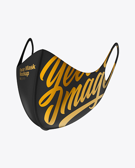 Download Face Mask Mockup In Apparel Mockups On Yellow Images Object Mockups Yellowimages Mockups