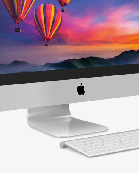 iMac Pro Mockup   Left Side View PSD #1