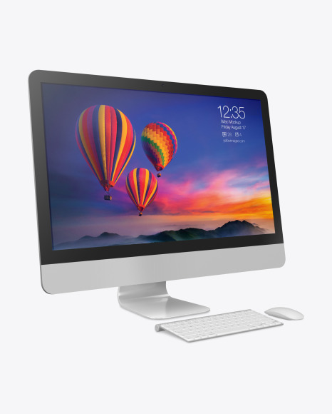 iMac Pro Mockup   Left Side View PSD #2