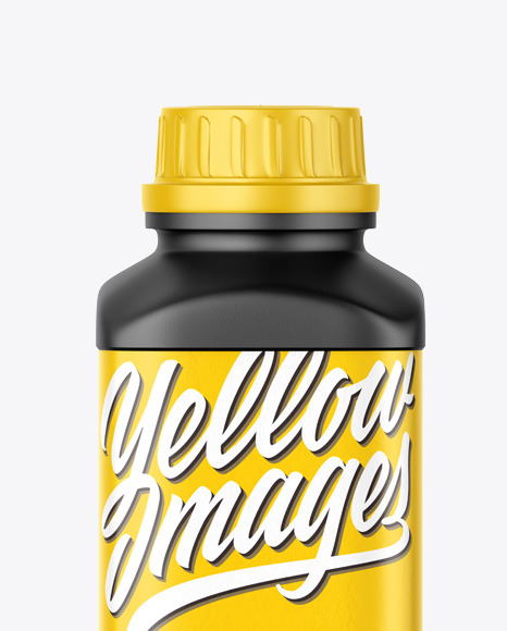 Matte Plastic Bottle Mockup PSD #2