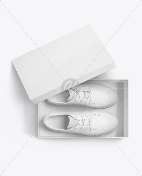 Download Sneakers Shoes W Box Mockup In Apparel Mockups On Yellow Images Object Mockups Yellowimages Mockups