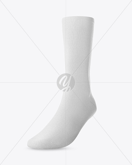 Download Sock Mockup Half Side View In Apparel Mockups On Yellow Images Object Mockups Yellowimages Mockups