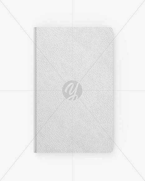 Leather Cover Mockup in Stationery Mockups on Yellow Images Object Mockups