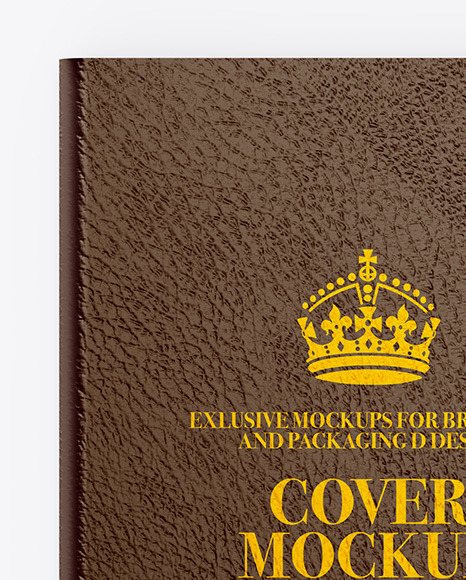 Download Leather Cover Mockup in Stationery Mockups on Yellow ...