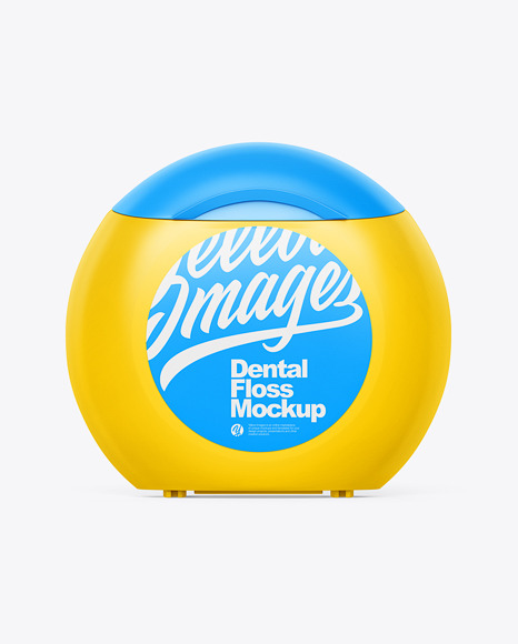 Matte Dental Floss Box Mockup   Front View PSD #2