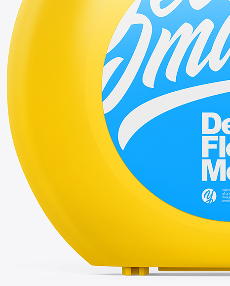 Download Matte Dental Floss Box Mockup Front View In Packaging Mockups On Yellow Images Object Mockups