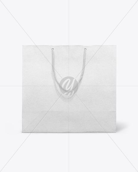 Kraft Paper Bag Mockup PSD #3