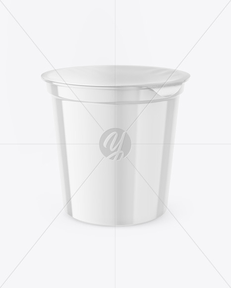 Download Plastic Yogurt Cup Mockup in Cup & Bowl Mockups on Yellow Images Object Mockups