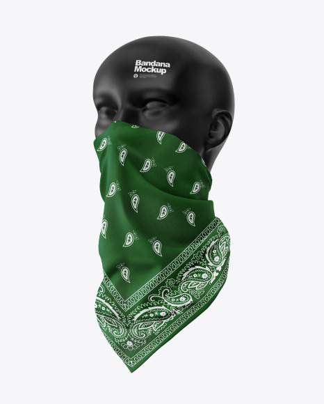 Bandana Mockup PSD #2