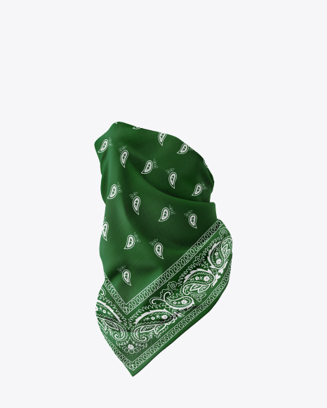 Bandana Mockup PSD #3