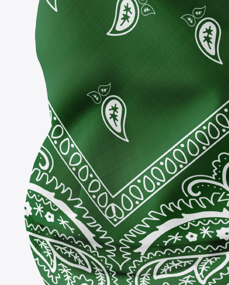 Download Bandana Mockup In Apparel Mockups On Yellow Images Object Mockups