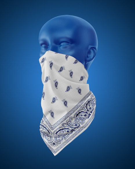 Bandana Mockup PSD #6